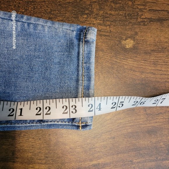 American Eagle Jeans 0 S Jegging Crop Super Hi Rise Medium Light Wash Denim - Picture 10 of 12